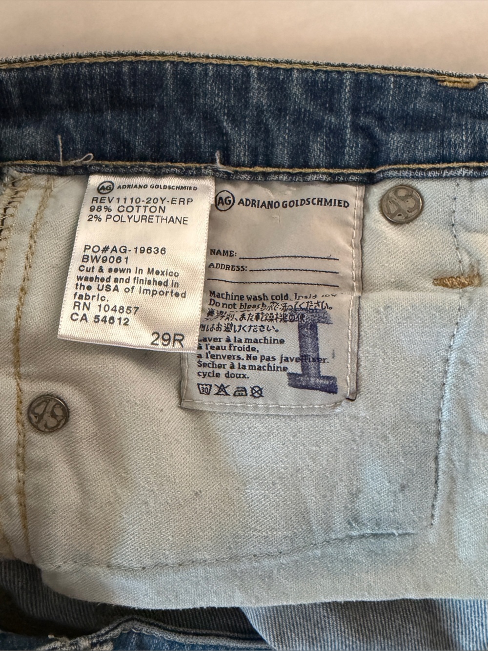 Ag Adriano Goldschmied Jeans Stilt Cigarette Leg Jeans - 29R - Picture 8 of 13